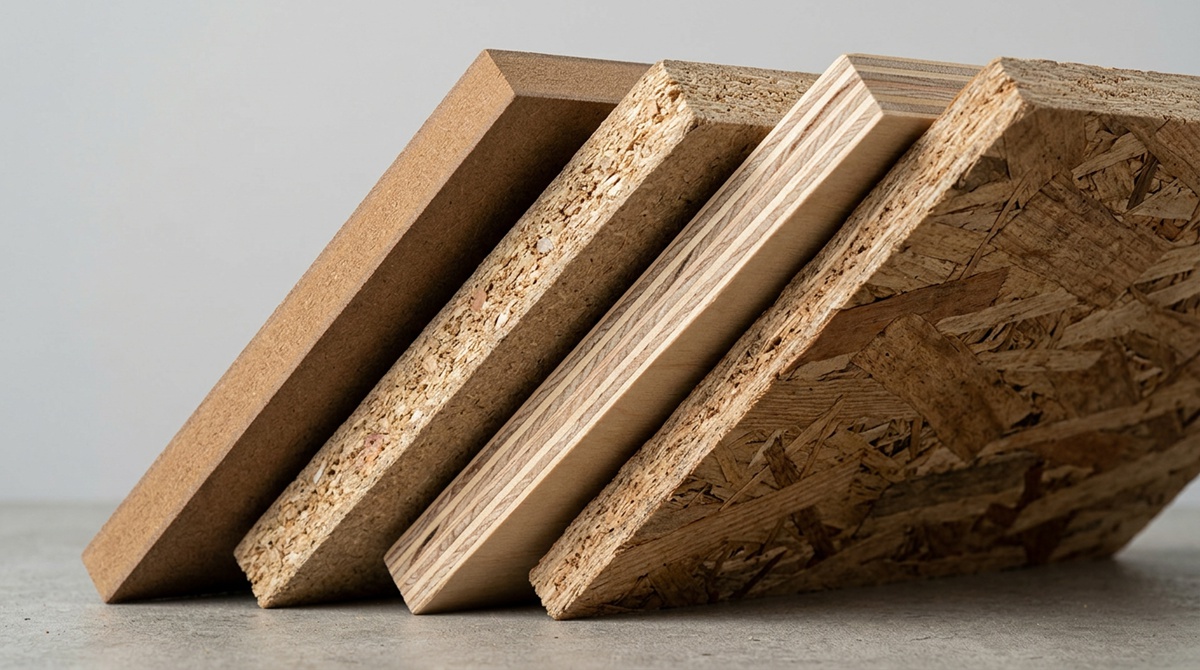 MDF vs Plywood vs Particle Board vs OSB: A Substrate Guide for Furniture Buyers